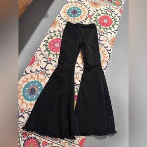 We The Free Black extra  Flared Women's Jeans size 25